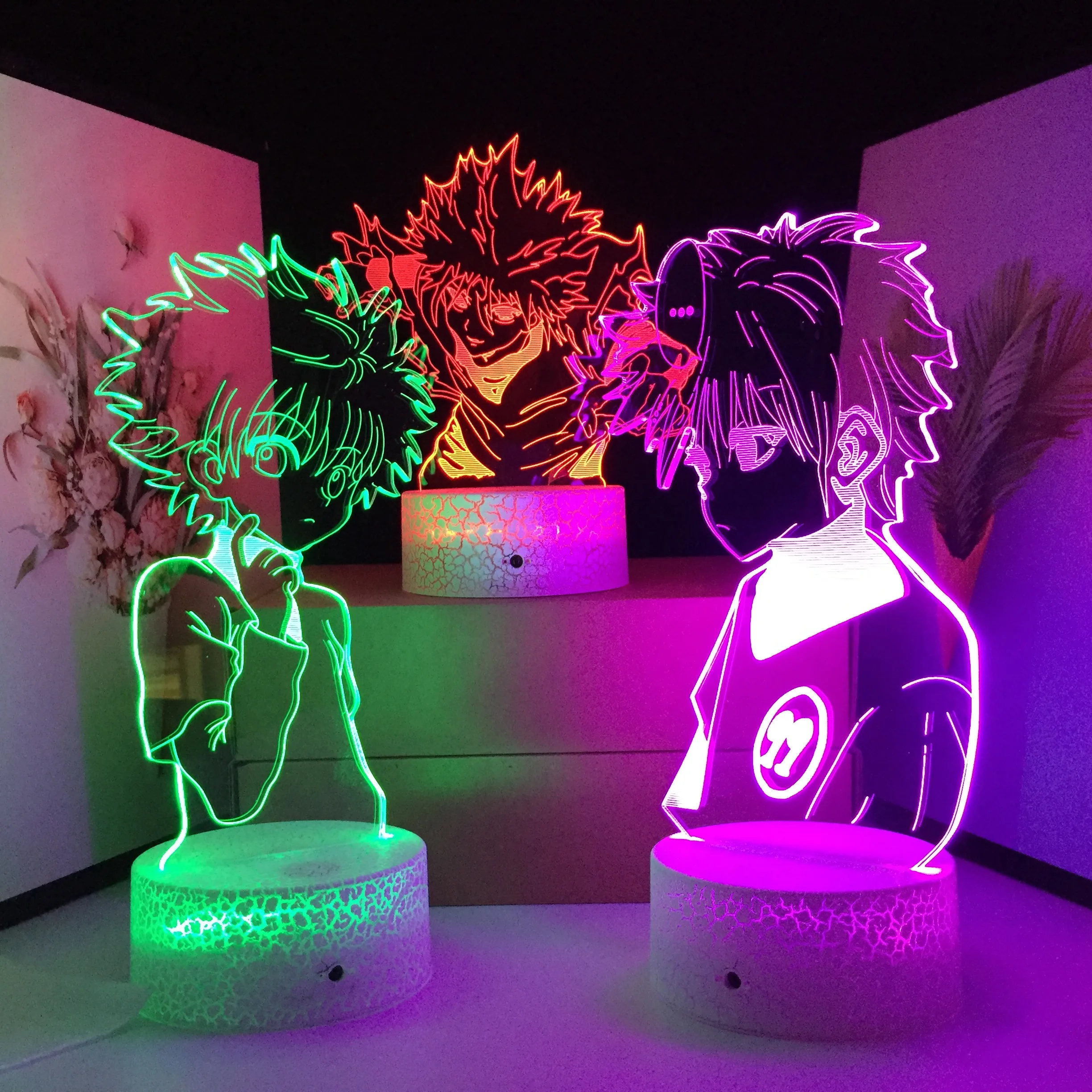 Аниме фигурки Killua серии Hunter X Hunter, 3D лампа для детской спальни, Декор, подарок на день рождения, светильник, светодиодный акрилосветильник
Аниме фигурки Killua серии Hunter X Hunter, 3D лампа для детской спальни, Декор, подарок на день рождения, светильник, светодиодный акрилосветильник