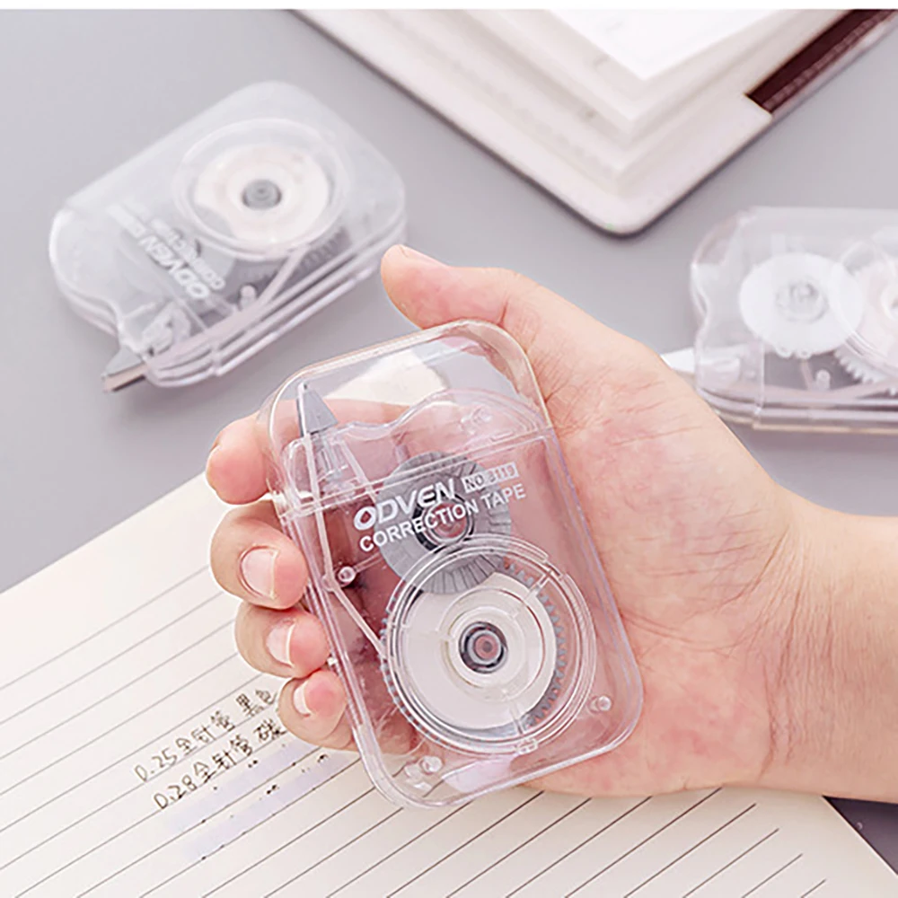 1Pcs Transparent Correction Tape Stationery Student Office School Stationery Supplies
1Pcs Transparent Correction Tape Stationery Student Office School Stationery Supplies