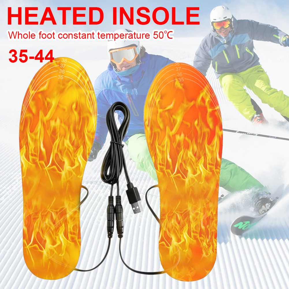 USB Heated Shoe Insoles Electric Foot Warming Pad Feet Warmer Sock Pad Mat Winter Outdoor Sports Heating Insoles Winter Warm
USB Heated Shoe Insoles Electric Foot Warming Pad Feet Warmer Sock Pad Mat Winter Outdoor Sports Heating Insoles Winter Warm