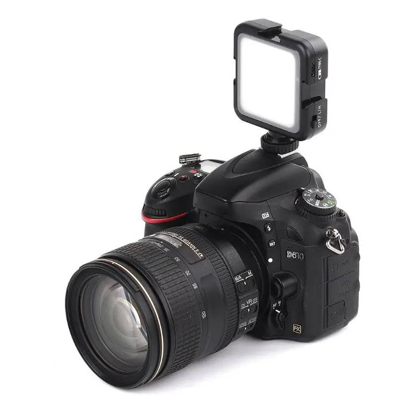 Rechargeable 42LED Video Light 6000k 5.5W Camera Photography Fill Light Lamp Photo Common Accessories For Wedding
Rechargeable 42LED Video Light 6000k 5.5W Camera Photography Fill Light Lamp Photo Common Accessories For Wedding