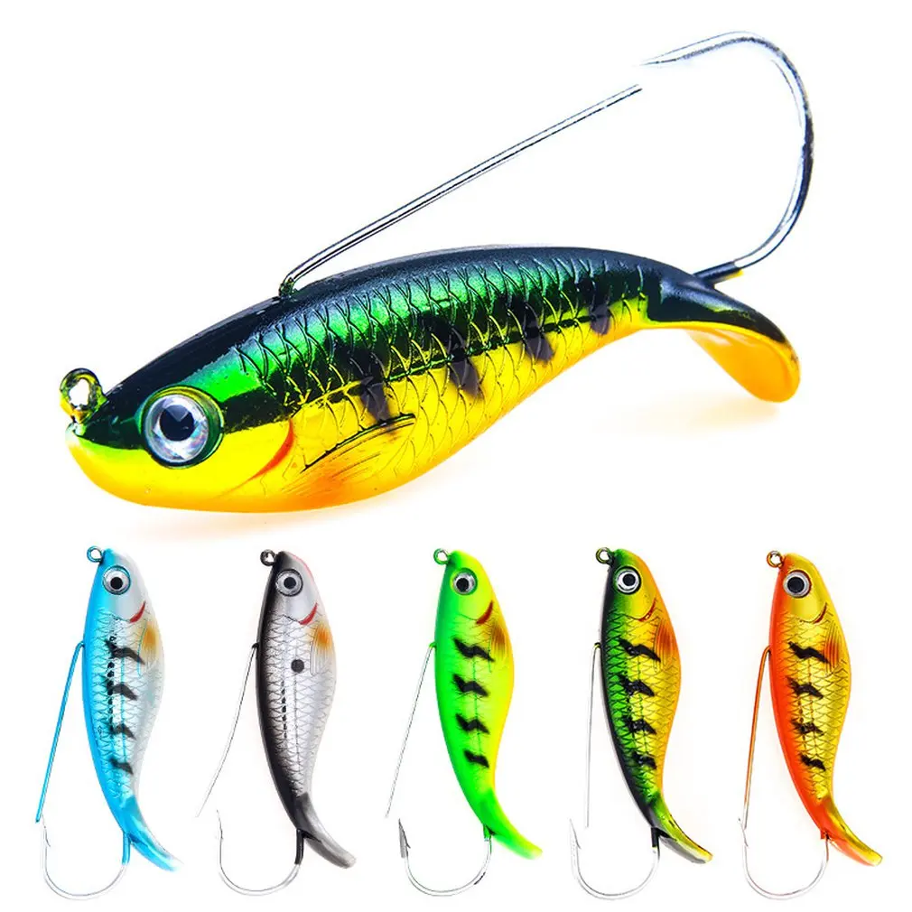 Fishing Lure Single Hook 3.35in/0.75oz Anti Grass Wobbler Artificial Bait Hard Lures Laser Body Lifelike Fish Tackle | Спорт и
