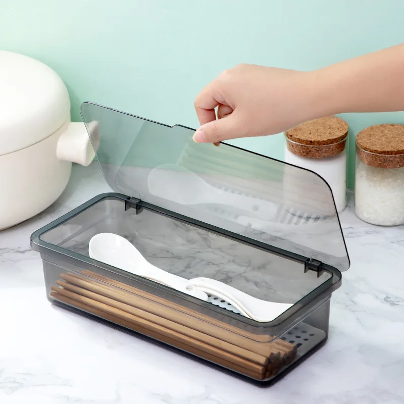 Household Chopstick Box Drain Rack Dustproof With Cover Kitchen Tableware Storage Box Spoon Fork Chopstick Cage
Household Chopstick Box Drain Rack Dustproof With Cover Kitchen Tableware Storage Box Spoon Fork Chopstick Cage