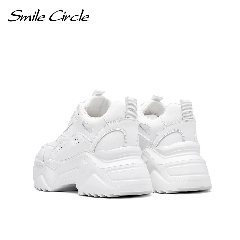 Smile Circle Women Sneakers White Flat Platform Shoes Spring Comfortable Thick bottom Casual Chunky Sneakers Ladies shoes
Smile Circle Women Sneakers White Flat Platform Shoes Spring Comfortable Thick bottom Casual Chunky Sneakers Ladies shoes