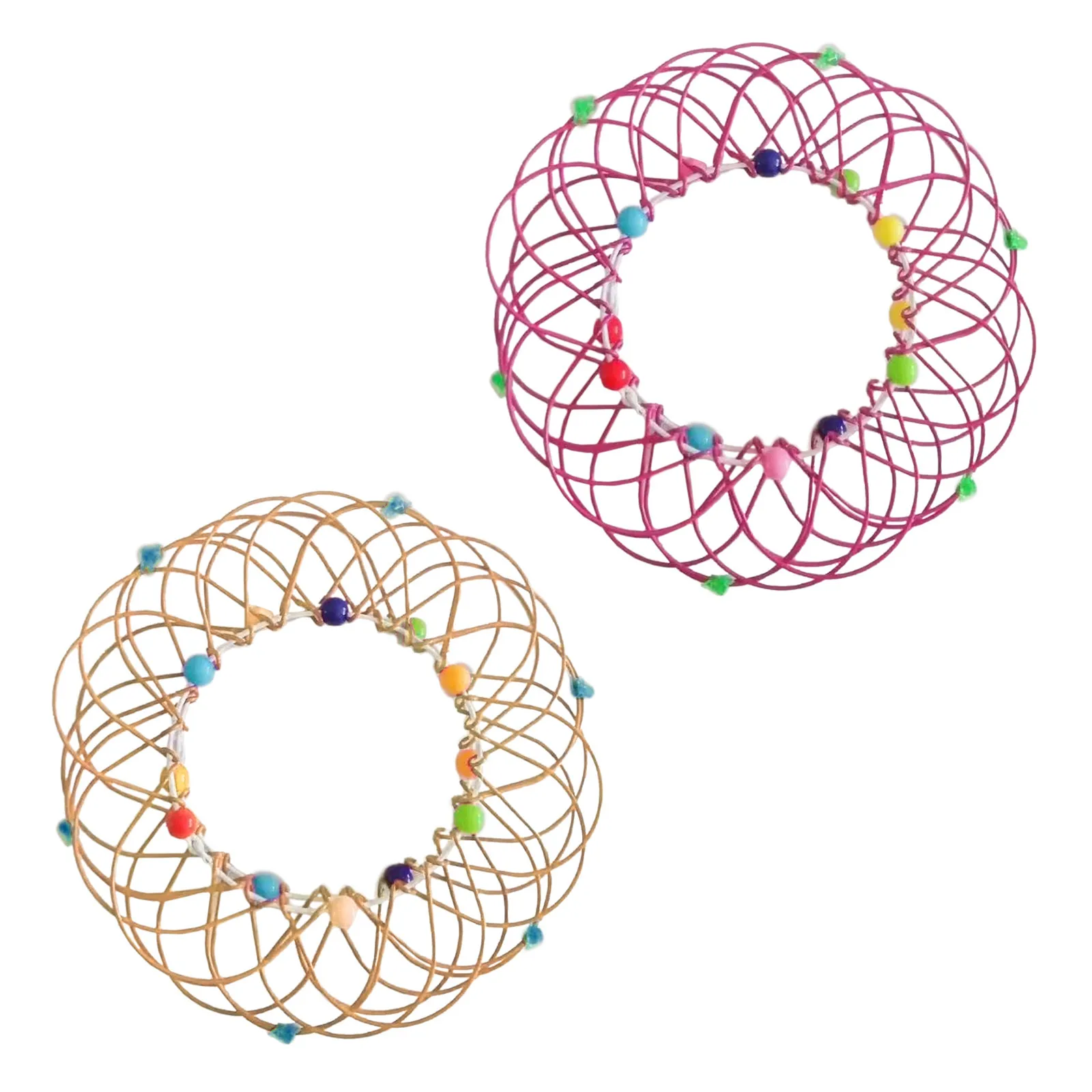 2PC Peculiar Color Circle Donuts Flexible And Changeable Flower Basket Decompression Childrens Adults Magic Hoop Toys Decoration
2PC Peculiar Color Circle Donuts Flexible And Changeable Flower Basket Decompression Childrens Adults Magic Hoop Toys Decoration