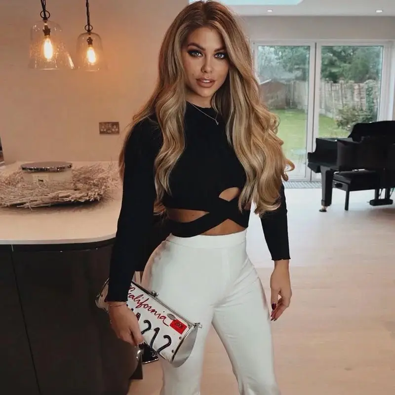 Hight Quality New Woman Luxury Sexy Black Hollow Out Camis Tops 2020 Celebrity Designer Fashion High Street Top
Hight Quality New Woman Luxury Sexy Black Hollow Out Camis Tops 2020 Celebrity Designer Fashion High Street Top
