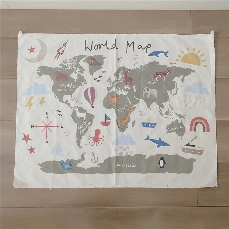 Nordic Educational Kids Room World Map Decoration Poster Nursery Art Canvas Wall Hanging Painting Picture
Nordic Educational Kids Room World Map Decoration Poster Nursery Art Canvas Wall Hanging Painting Picture