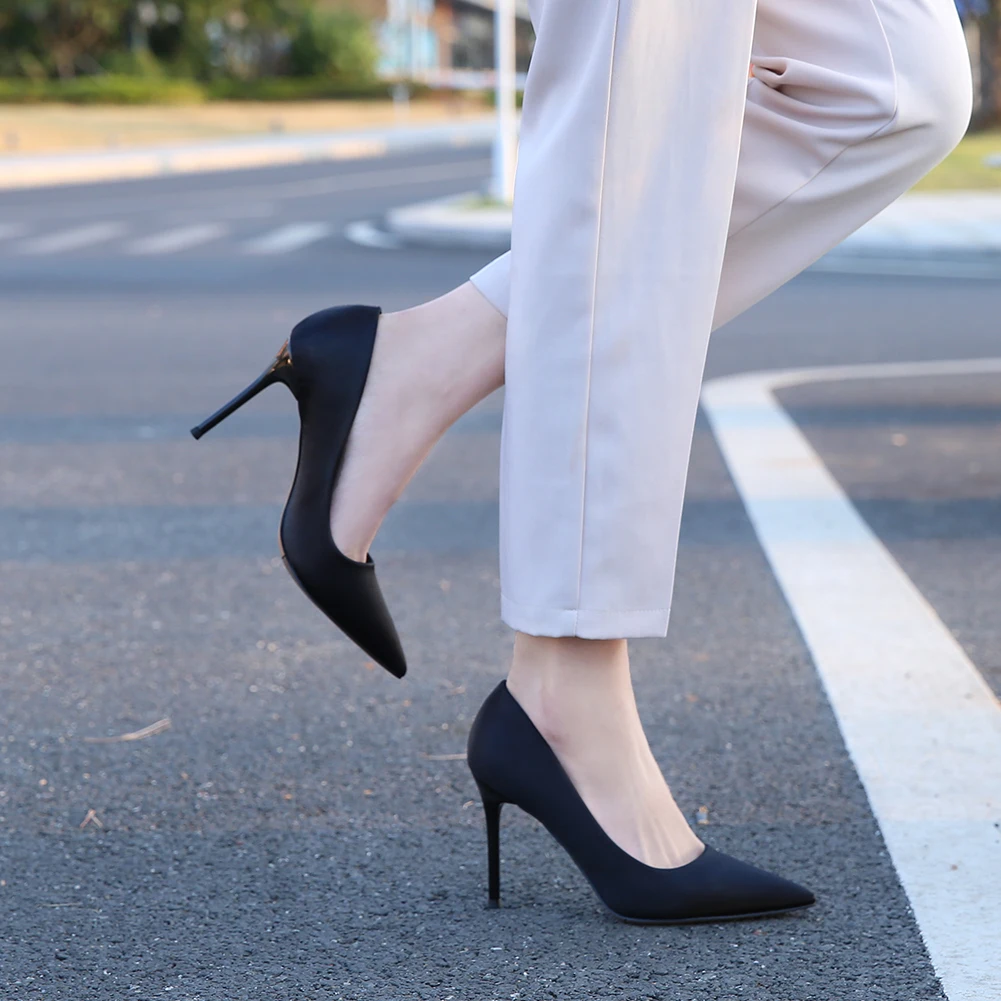 9cm thin heels Women shoes Wedding Stiletto Plus:35-45 46 shoes woman Pumps Pointed Toe zapatos mujer ladies shoes
9cm thin heels Women shoes Wedding Stiletto Plus:35-45 46 shoes woman Pumps Pointed Toe zapatos mujer ladies shoes