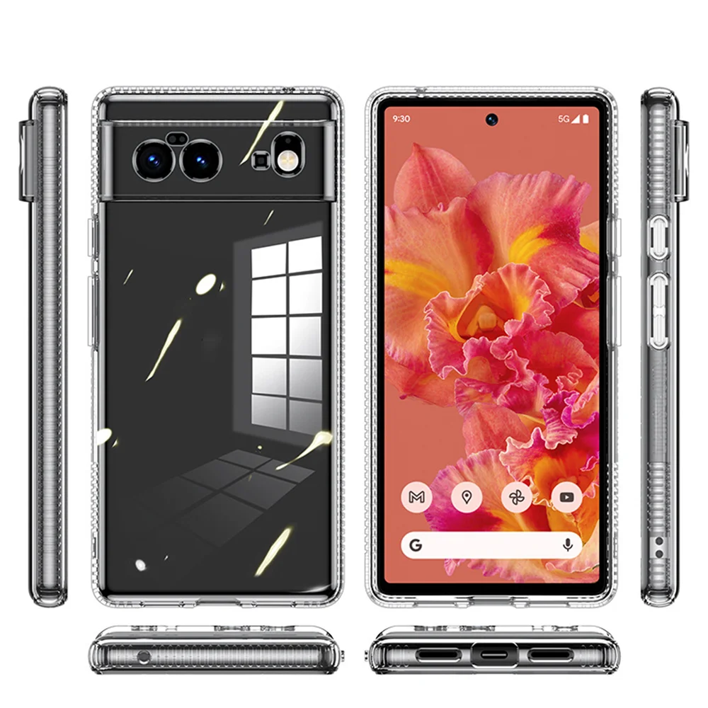 Soft TPU Case For Google Pixel 6 Pro Clear Ultra-thin Skin Phone Case Cover For Google Pixel 6Pro Lens Protective Tempered Glass
Soft TPU Case For Google Pixel 6 Pro Clear Ultra-thin Skin Phone Case Cover For Google Pixel 6Pro Lens Protective Tempered Glass
