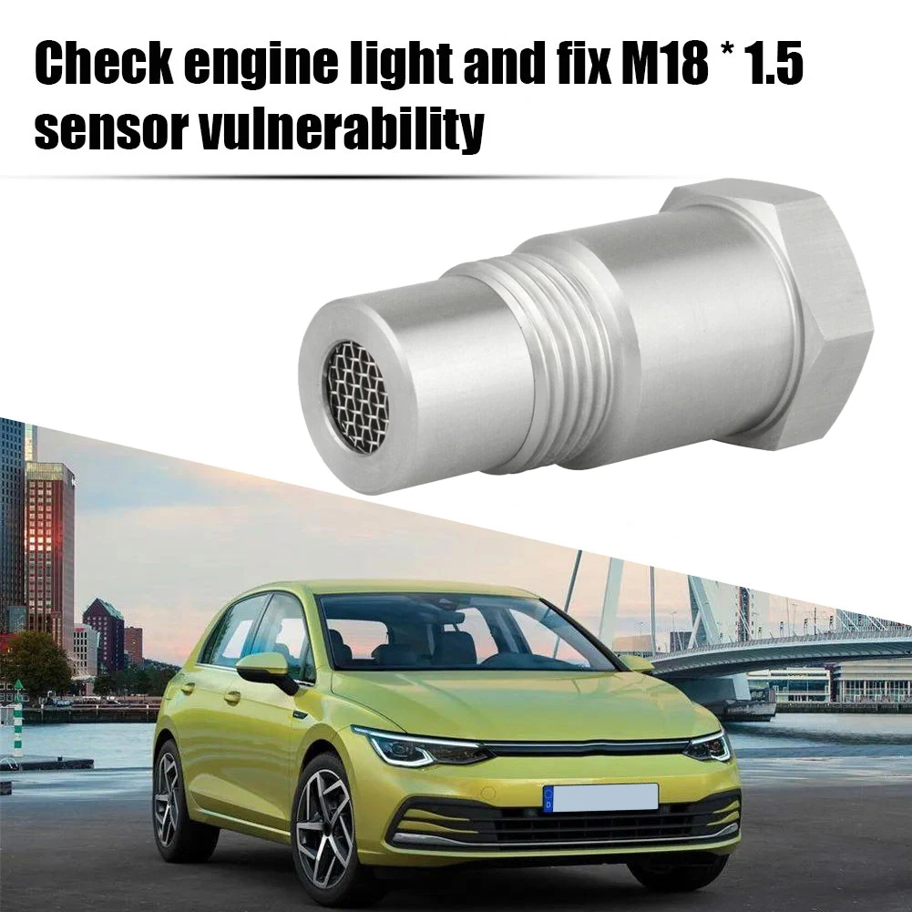 Car CEL Fix Check Engine Light Eliminator Oxygen O2 Sensor Spacer Fix Protective Shell Plug Adapter with Mini Catalyst M18 X 1.5
Car CEL Fix Check Engine Light Eliminator Oxygen O2 Sensor Spacer Fix Protective Shell Plug Adapter with Mini Catalyst M18 X 1.5