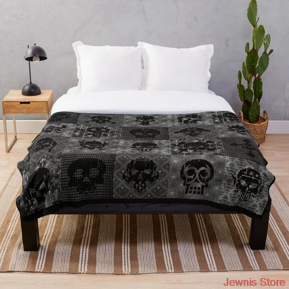 Skull Collage Throw Blanket Home Textile polar microfiber blanket cover the bed 200x230cm sofa blanket small blanket for kids
Skull Collage Throw Blanket Home Textile polar microfiber blanket cover the bed 200x230cm sofa blanket small blanket for kids