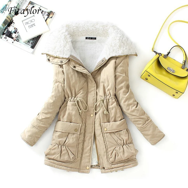Winter Cotton Coat Women Slim Snow Outwear Medium-long Wadded Jacket Thick Cotton Padded Warm Cotton Parkas
Winter Cotton Coat Women Slim Snow Outwear Medium-long Wadded Jacket Thick Cotton Padded Warm Cotton Parkas