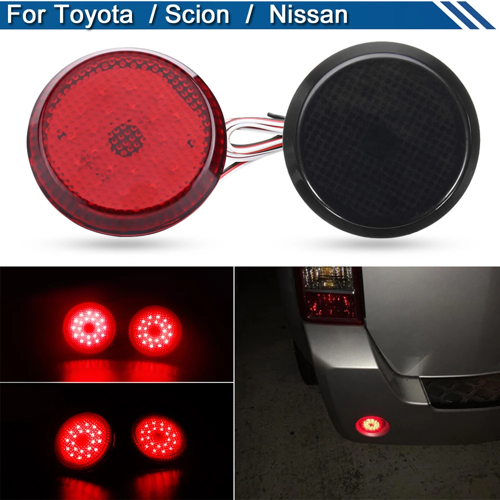 Светодиодный отражатель заднего бампера, предупреждасветильник рь торможения для Toyota Corolla Sienna Scion IQ xB Nissan Qashqai Juke X-Trail Pathfinder
Светодиодный отражатель заднего бампера, предупреждасветильник рь торможения для Toyota Corolla Sienna Scion IQ xB Nissan Qashqai Juke X-Trail Pathfinder