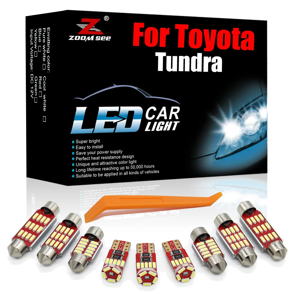 Намного ярче, блестящий внутренний комплект для Toyota Tundra 2007-2020, купольный автомобильный номерной знак, потолочный светильник, запчасти для б...
Намного ярче, блестящий внутренний комплект для Toyota Tundra 2007-2020, купольный автомобильный номерной знак, потолочный светильник, запчасти для б...
