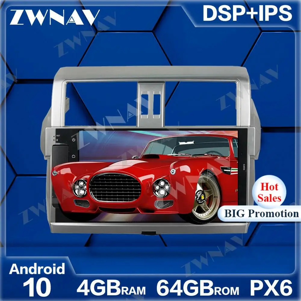 PX6 4G+64GB Android 10.0 Car Multimedia Player For Toyota Prado 2014-2015 GPS Navi Radio navi stereo IPS Touch screen head unit
PX6 4G+64GB Android 10.0 Car Multimedia Player For Toyota Prado 2014-2015 GPS Navi Radio navi stereo IPS Touch screen head unit