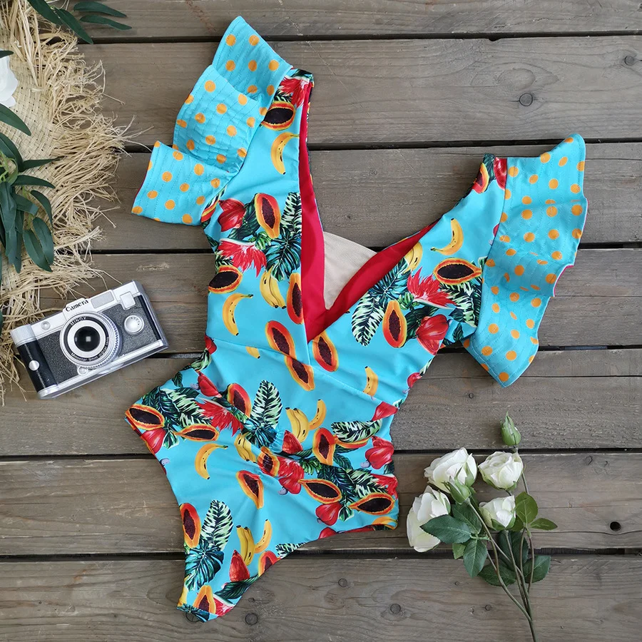2021 New Blue Print Plus Size Swimwear Women V-neck High Waist Swimsuit Sexy Monokini Ruffle Bathing Suits Push Up Beach Wear
2021 New Blue Print Plus Size Swimwear Women V-neck High Waist Swimsuit Sexy Monokini Ruffle Bathing Suits Push Up Beach Wear