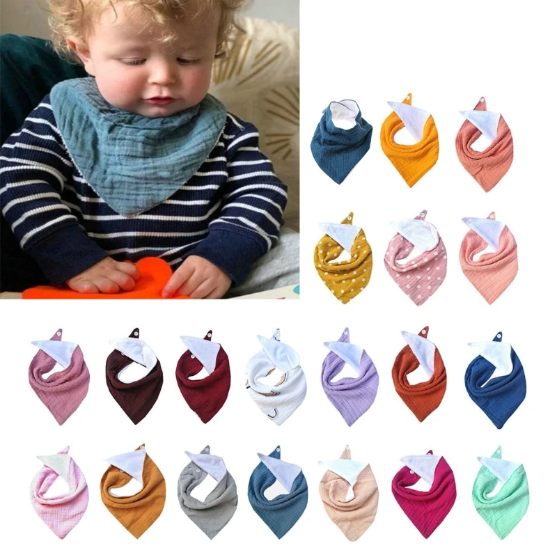 Baby Bibs Cotton Accessories Newborn 1pc Solid Color Snap Button Soft Triangle Towel Feeding Drool Bibs
Baby Bibs Cotton Accessories Newborn 1pc Solid Color Snap Button Soft Triangle Towel Feeding Drool Bibs