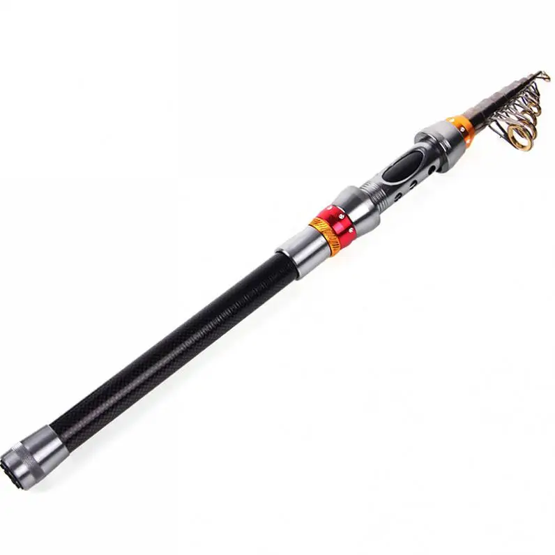 2.4m Carbon Fishing Rod Telescopic Sea Fishing Pole for Freshwater and Sea Fishing
2.4m Carbon Fishing Rod Telescopic Sea Fishing Pole for Freshwater and Sea Fishing