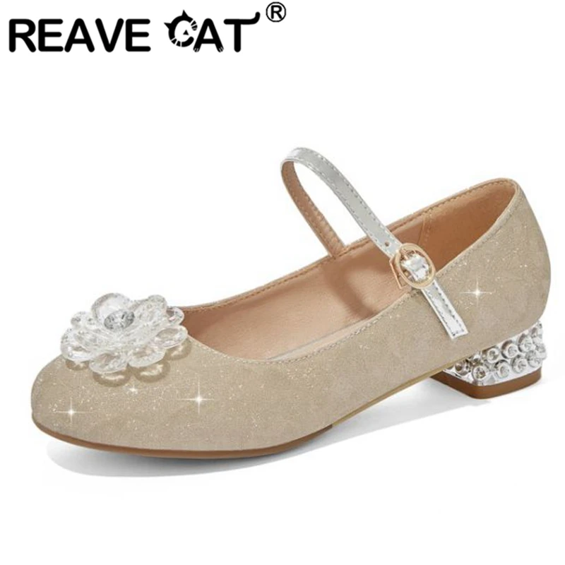 REAVE CAT 2022 Girls Princess Shoes Pumps Round Toe Block Heels Buckle Strap Floral Eu Size 27-40 Sweet Pink Silver Spring S2831
REAVE CAT 2022 Girls Princess Shoes Pumps Round Toe Block Heels Buckle Strap Floral Eu Size 27-40 Sweet Pink Silver Spring S2831