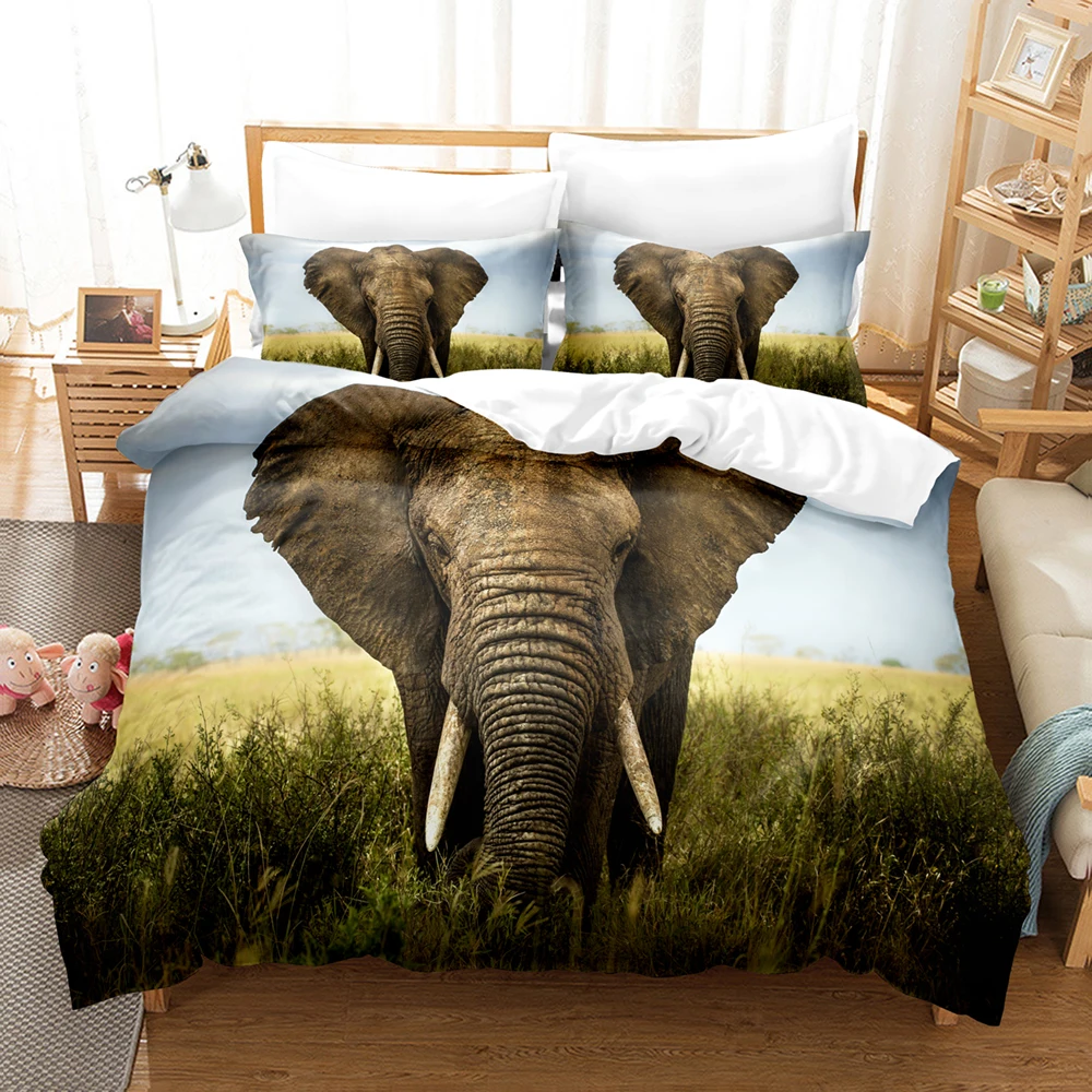 Lovely 3D Cartoon Print Bedding Set for Kids Elephant Duvet Cover Set King Queen Size Quilt Cover Bedcloth Comforter Decor
Lovely 3D Cartoon Print Bedding Set for Kids Elephant Duvet Cover Set King Queen Size Quilt Cover Bedcloth Comforter Decor