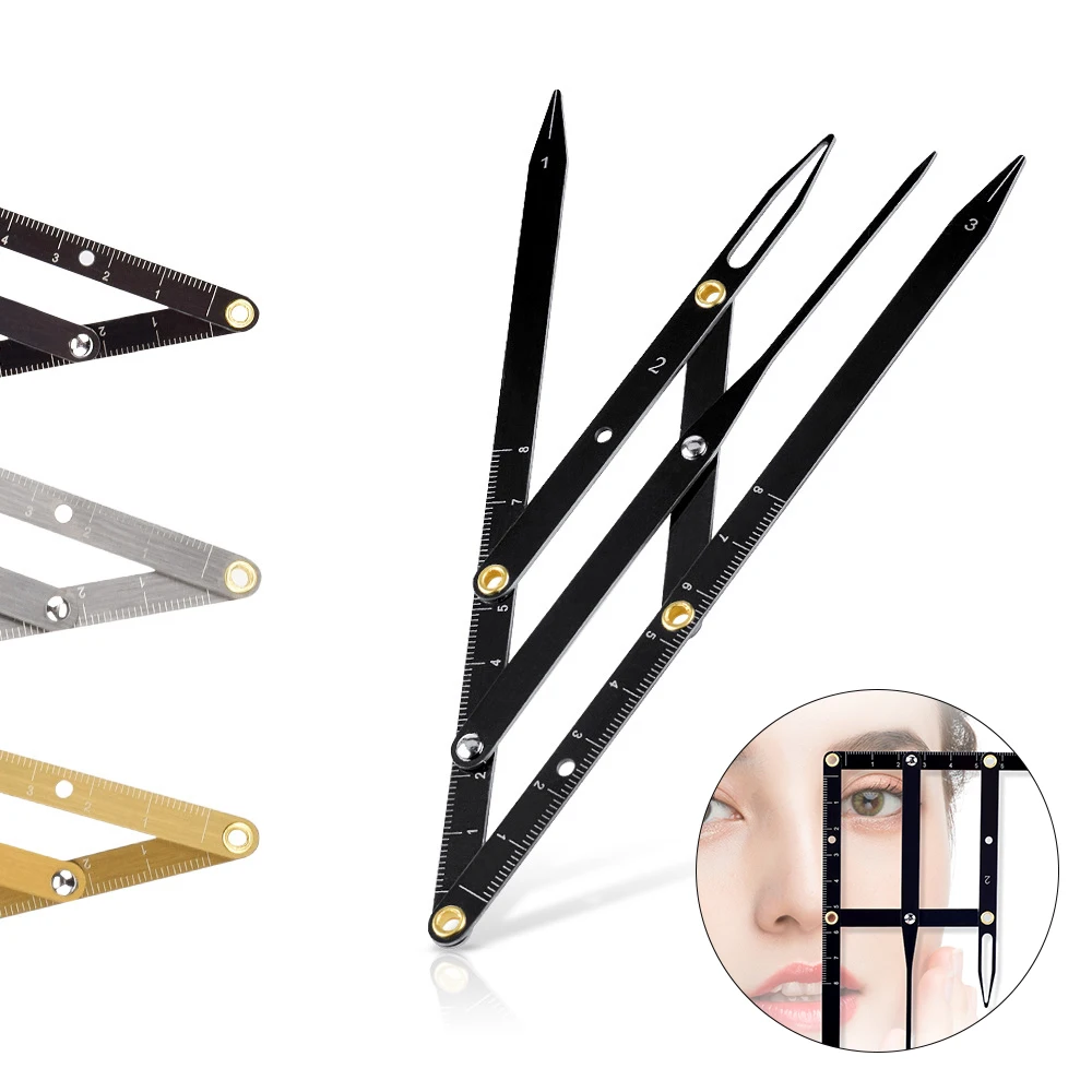 Permanent Makeup Eyebrow Ruler Gold Ratio Divider Caliper Microblading Stencil Shaping Tool Tattoo Eyebrow Measure
Permanent Makeup Eyebrow Ruler Gold Ratio Divider Caliper Microblading Stencil Shaping Tool Tattoo Eyebrow Measure