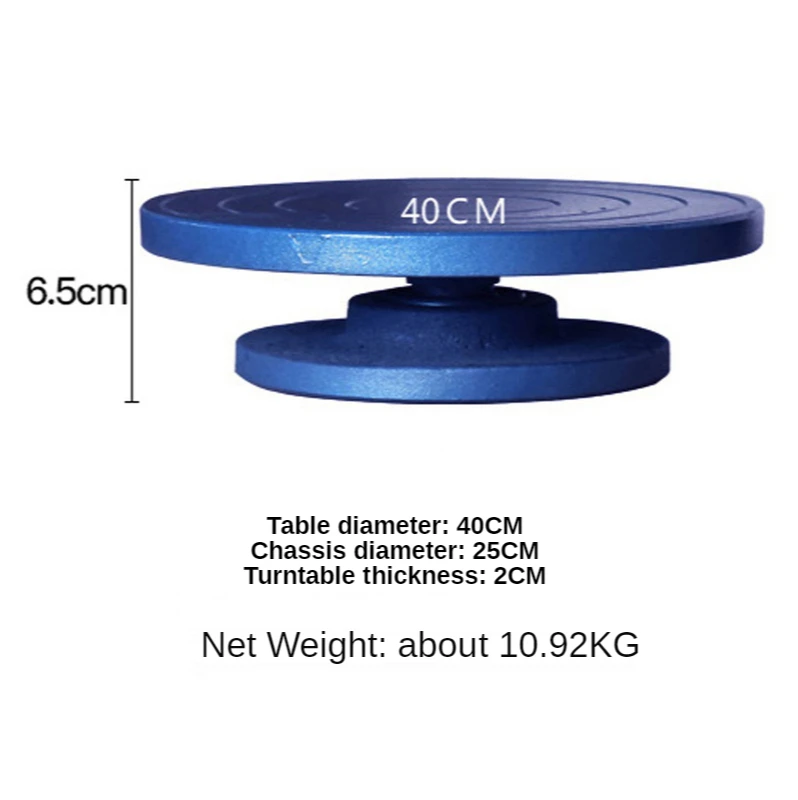 Pottery Turntable Clay Sculpture Turntable Clay Table Turntable Manual DIY Turntable 40CM
Pottery Turntable Clay Sculpture Turntable Clay Table Turntable Manual DIY Turntable 40CM