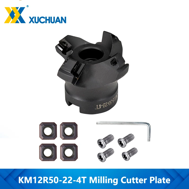 KM12R50-22-4T карбидные вставки зажатый быстро кормления сплава Концевая фреза со вставками фрезерный обрабатывающий плиты торцевая фреза
KM12R50-22-4T карбидные вставки зажатый быстро кормления сплава Концевая фреза со вставками фрезерный обрабатывающий плиты торцевая фреза