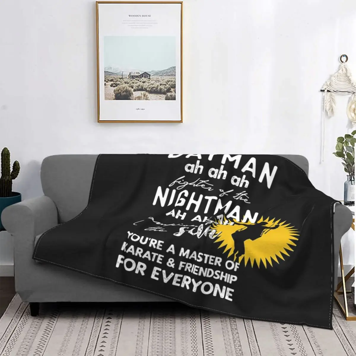 

Manta de The Nightman Cometh para cama, cobertor de cama a cuadros, Sudadera con capucha, colcha, 220x240