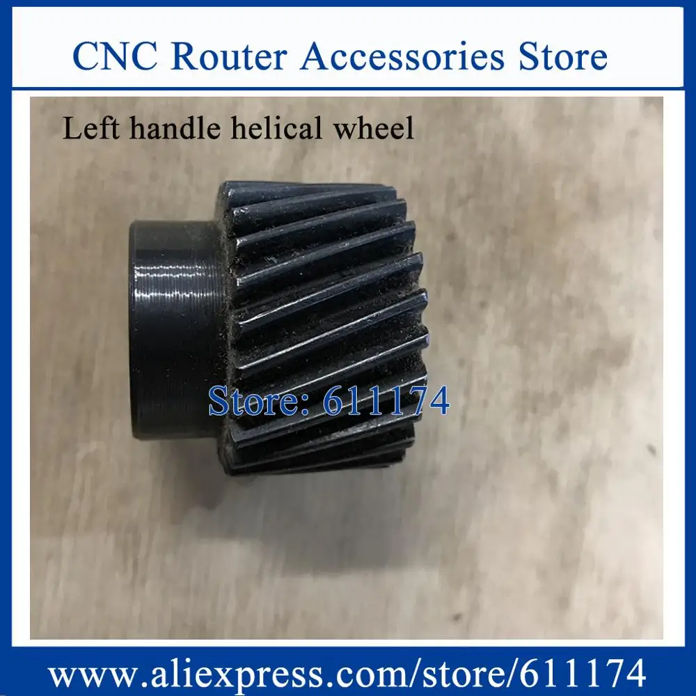 Left handle helical wheel Module 1.5 left helical pinion for M1.5 right helical rack
Left handle helical wheel Module 1.5 left helical pinion for M1.5 right helical rack