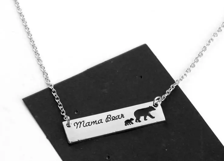 5PCS/lot mama bear Pendant Necklace Fashion Jewelrys Fit For Mother's Day Holiday Gifts
5PCS/lot mama bear Pendant Necklace Fashion Jewelrys Fit For Mother's Day Holiday Gifts