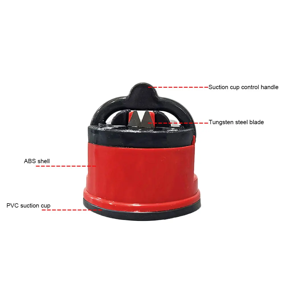 Knife Sharpener with Non-Slip Suction Cup Professional Kitchen Knife Sharpening Scissor Sharpener for Kitchen, Camping Grinder
Knife Sharpener with Non-Slip Suction Cup Professional Kitchen Knife Sharpening Scissor Sharpener for Kitchen, Camping Grinder