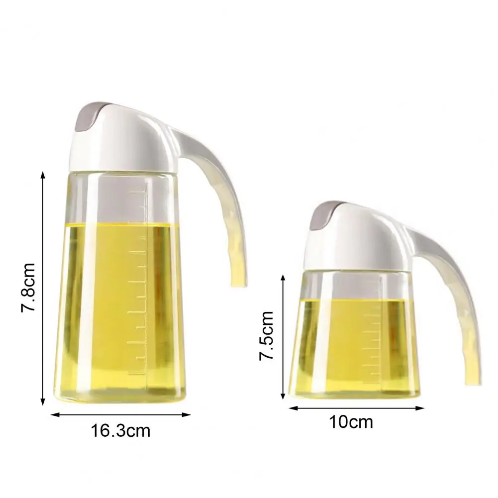 Glass Oil Bottle Transparent Multifunctional Automatic Cap Container Leakproof Oil Vinegar Glass Storage Bottle for Kitchen
Glass Oil Bottle Transparent Multifunctional Automatic Cap Container Leakproof Oil Vinegar Glass Storage Bottle for Kitchen