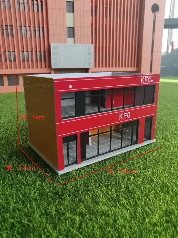 Архитектурная сценическая модель 1/150 в масштабе 1:60, современное офисное здание, Ресторан быстрого питания, жесткая пластиковая Сборная мод...
Архитектурная сценическая модель 1/150 в масштабе 1:60, современное офисное здание, Ресторан быстрого питания, жесткая пластиковая Сборная мод...