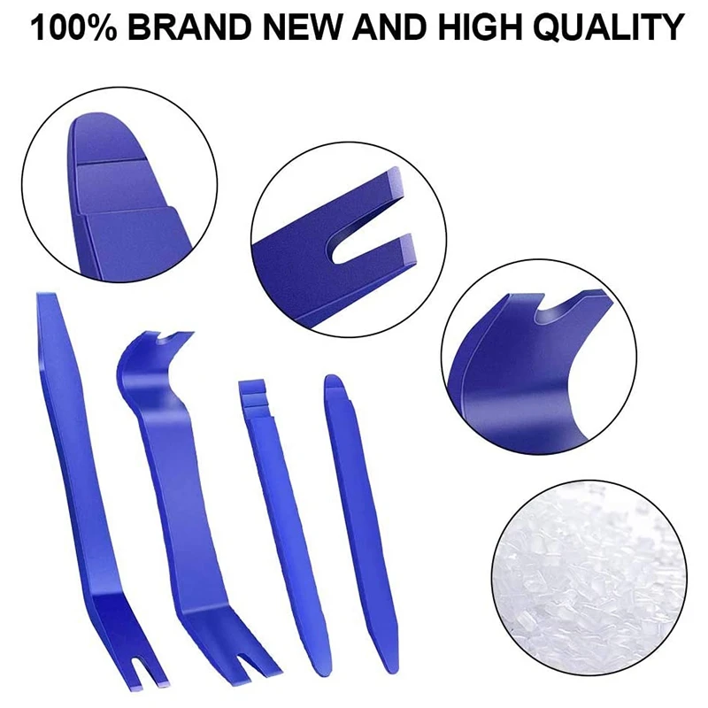 Auto Trim and Remove Tool Kit-4 Pieces Of Panel Removal Tool for Car Dashboard Radio Audio Installation Tool 
Auto Trim and Remove Tool Kit-4 Pieces Of Panel Removal Tool for Car Dashboard Radio Audio Installation Tool