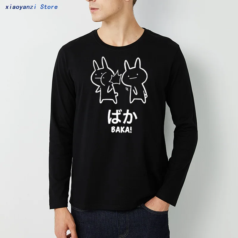 Baka Rabbit Slap T Shirt Anime Japanese Cute Tops long Sleeve Cotton O-neck Tee Novelty Cute Japan Tshirt
Baka Rabbit Slap T Shirt Anime Japanese Cute Tops long Sleeve Cotton O-neck Tee Novelty Cute Japan Tshirt
