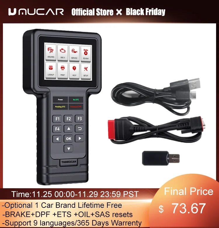 MUCAR Thinkscan S99 Full System Car Diagnostic Tool Oil/Brake/SAS/ETS/DPF Reset OBD2 Scanner Read Live Data Stream Code Reader
MUCAR Thinkscan S99 Full System Car Diagnostic Tool Oil/Brake/SAS/ETS/DPF Reset OBD2 Scanner Read Live Data Stream Code Reader