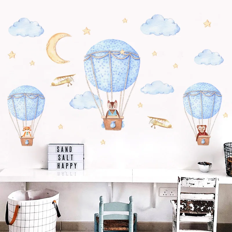 Removable Wall Stickers Animal Hot Air Balloon Children Room Bedroom Cartoon Stickers Kindergarten Classroom
Removable Wall Stickers Animal Hot Air Balloon Children Room Bedroom Cartoon Stickers Kindergarten Classroom