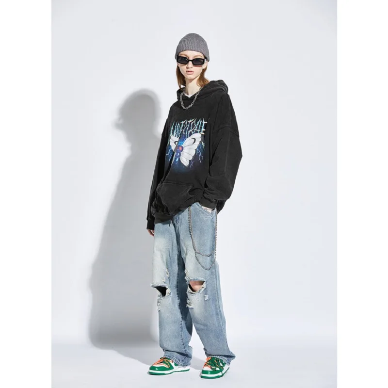 ZOGAA 2021 New Men's Hooded Sweatshirt Trend Butterfly Printed Harajuku Large Size Thickened Black Sweatshirt Casual Couple Wear
ZOGAA 2021 New Men's Hooded Sweatshirt Trend Butterfly Printed Harajuku Large Size Thickened Black Sweatshirt Casual Couple Wear