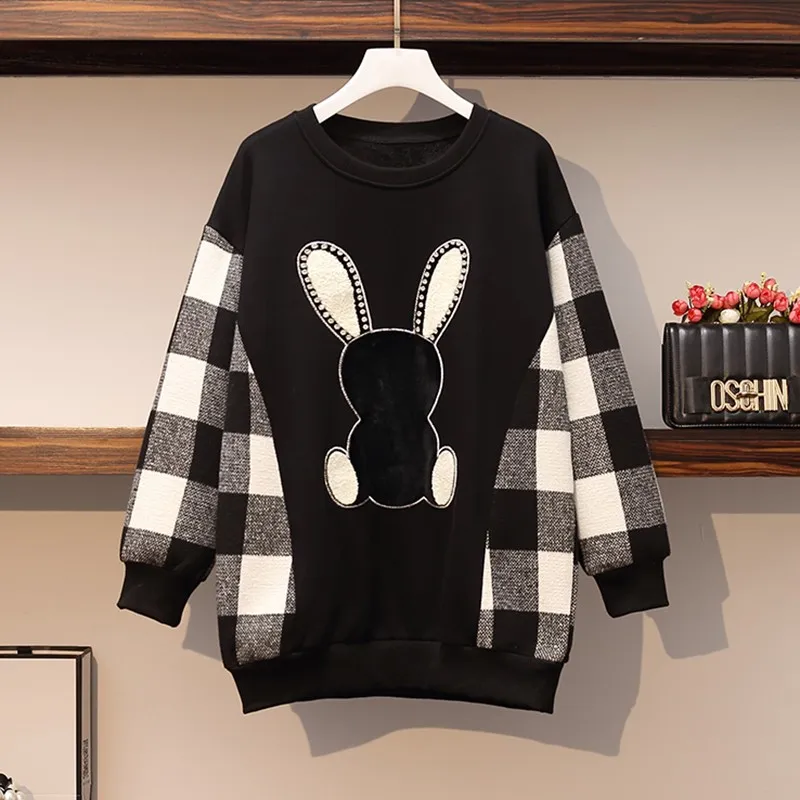 Women Casual Sweatshirts New 2021 Autumn Korean Style Cartoon Print O-neck All-match Loose Female Long Sleeve Pullovers B1518
Women Casual Sweatshirts New 2021 Autumn Korean Style Cartoon Print O-neck All-match Loose Female Long Sleeve Pullovers B1518