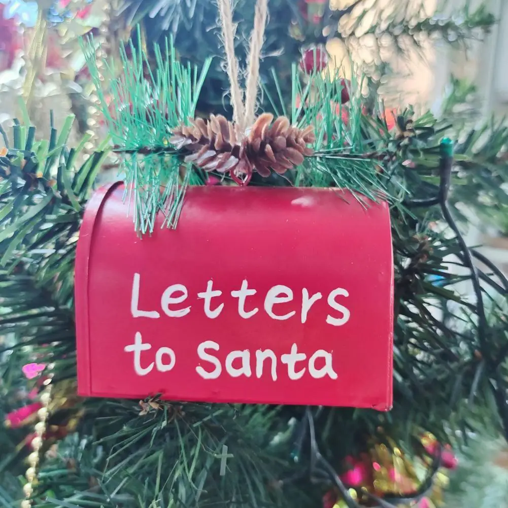 Portable Delicate Mailbox Xmas Hanging Pendant Iron Christmas Ornament Lightweight for Party
Portable Delicate Mailbox Xmas Hanging Pendant Iron Christmas Ornament Lightweight for Party