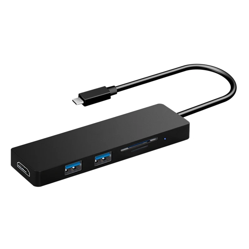 USB C Docking Station 5-In-1 Multi-Function HDMI-Compatible 4K Is Suitable For All USB C Devices, PC/Tablet/Mobile Phone
USB C Docking Station 5-In-1 Multi-Function HDMI-Compatible 4K Is Suitable For All USB C Devices, PC/Tablet/Mobile Phone