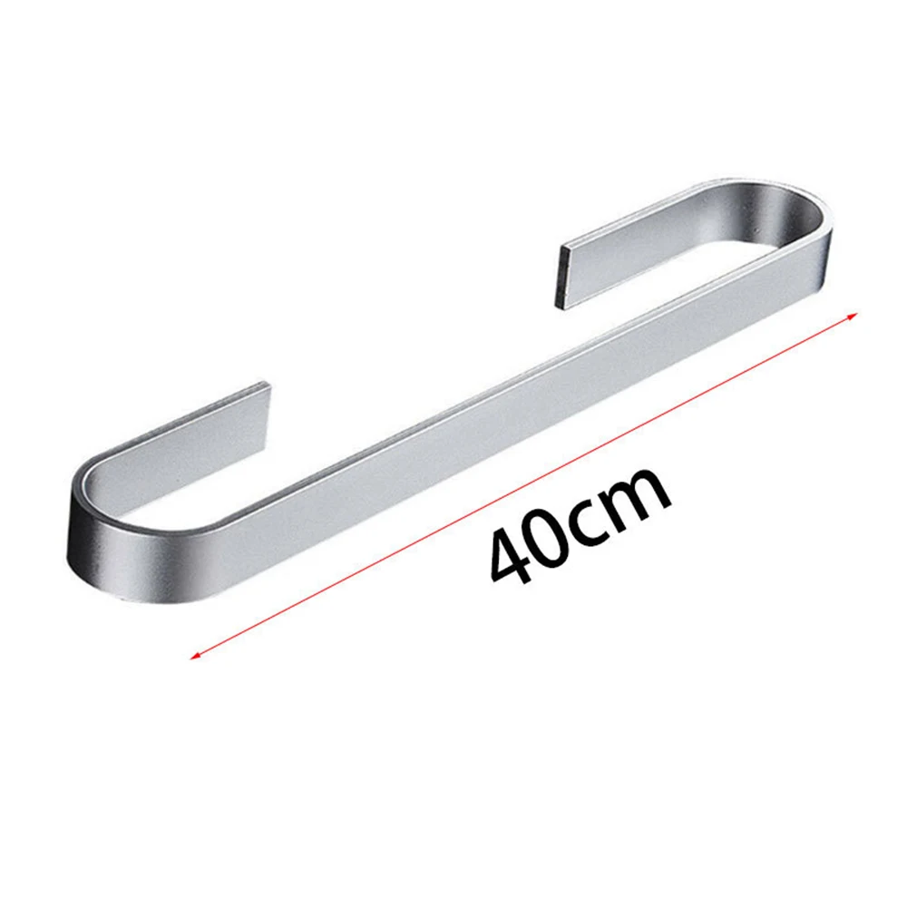 Towel Holder Bathroom Towels Rack Hanger Black Silver Alloy Wall Hanging Towel Bar Organizer Kitchen Storage Shelf
Towel Holder Bathroom Towels Rack Hanger Black Silver Alloy Wall Hanging Towel Bar Organizer Kitchen Storage Shelf