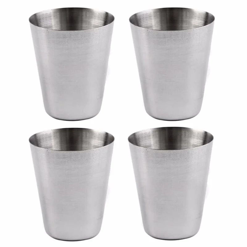 4 Pcs / Set Polished 30 Ml Mini Stainless Steel Shot Glass Cup Drinking Wine Glasses With Leather Cover Bag For Home Kitchen Bar
4 Pcs / Set Polished 30 Ml Mini Stainless Steel Shot Glass Cup Drinking Wine Glasses With Leather Cover Bag For Home Kitchen Bar