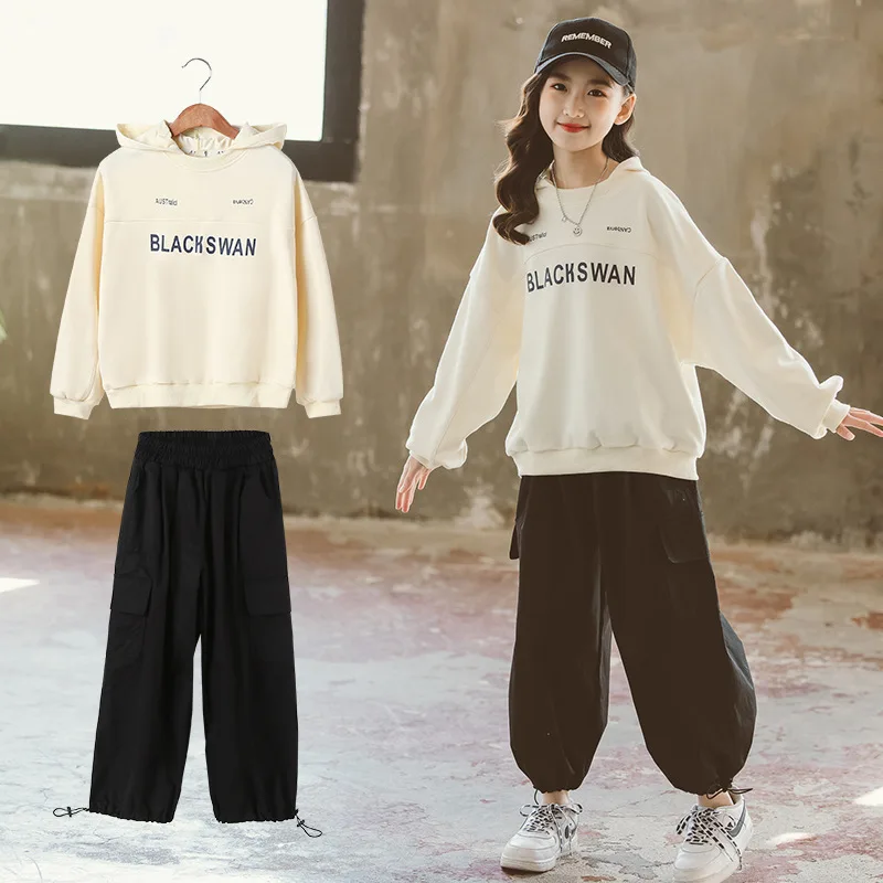 Letter 2pcs Clothes Suit Spring Summer Children Clothes Baby Girls Sweatshirts + Pants Kids Teenagers Outwear High Quality
Letter 2pcs Clothes Suit Spring Summer Children Clothes Baby Girls Sweatshirts + Pants Kids Teenagers Outwear High Quality