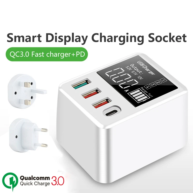 Быстрое зарядное устройство 40 Вт QC3.0 USB, настенное дорожное быстрое зарядное устройство, адаптер USB C, зарядное устройство для iPhone, Xiaomi, Huawei, ...
Быстрое зарядное устройство 40 Вт QC3.0 USB, настенное дорожное быстрое зарядное устройство, адаптер USB C, зарядное устройство для iPhone, Xiaomi, Huawei, ...