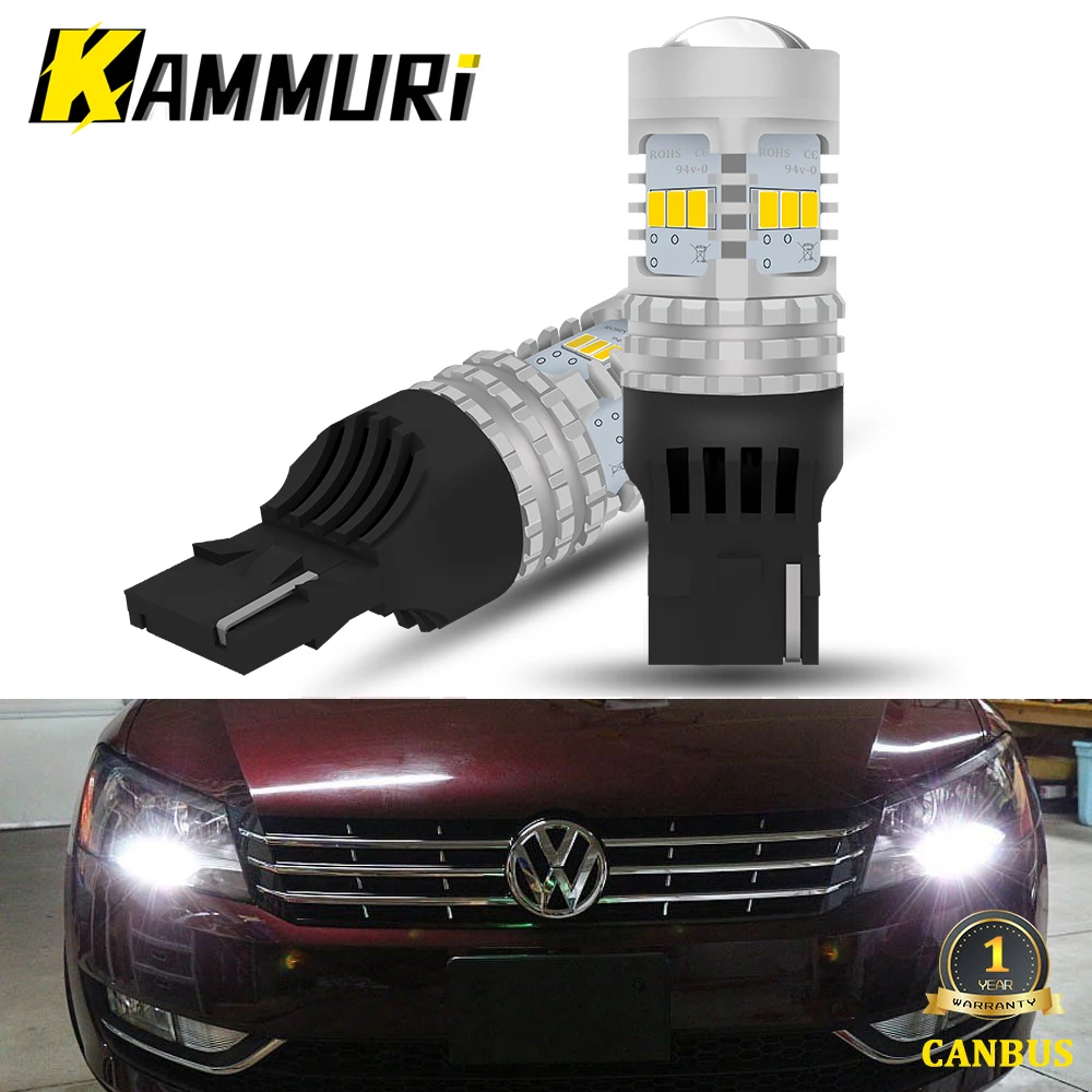 KAMMURI Canbus Error Free White T20 W21W 7440 W21 LED Bulb for Volkswagen Passat Beetle Daytime running lights DRL Lamp 
KAMMURI Canbus Error Free White T20 W21W 7440 W21 LED Bulb for Volkswagen Passat Beetle Daytime running lights DRL Lamp