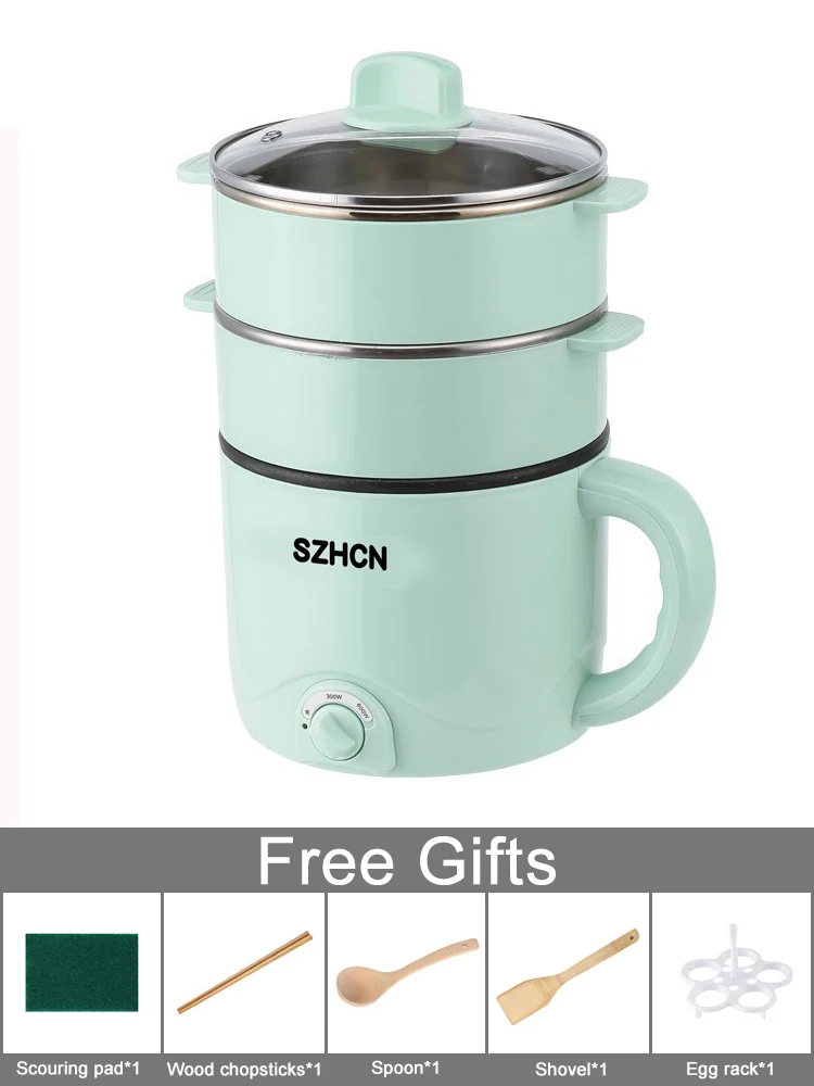 Mini Multifunction Electric 220V Cooking Machine Household Single/Double/Trible Layer Hot Pot Electric Rice Cooker Non-stick Pan
Mini Multifunction Electric 220V Cooking Machine Household Single/Double/Trible Layer Hot Pot Electric Rice Cooker Non-stick Pan