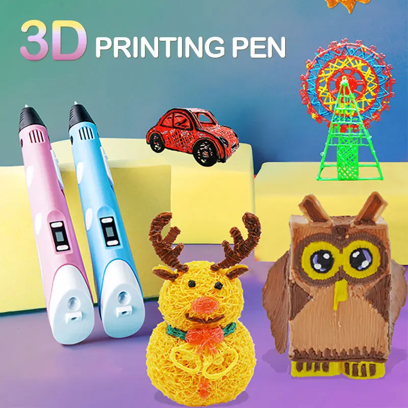 Second Generation 3D Printing Pen LCD Display Screen Drawing Tools Painting Graffiti for Children Diy Handmade Crafts
Second Generation 3D Printing Pen LCD Display Screen Drawing Tools Painting Graffiti for Children Diy Handmade Crafts