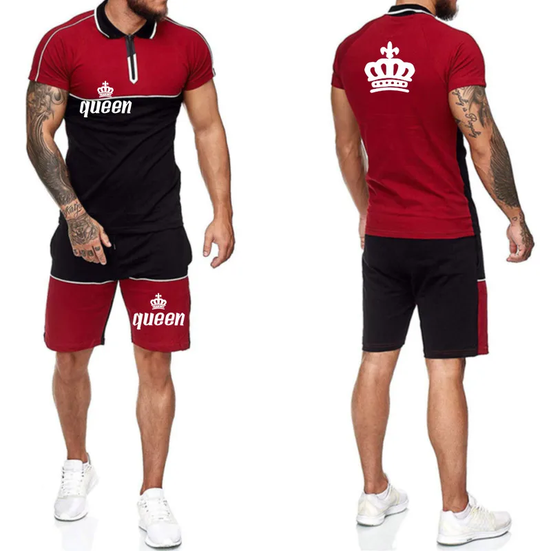 Tracksuits Men Sweatshirt Sporting 2021 Gyms Summer T-shirt + Pants Casual Mens Tracksuit Sportswear Fitness Couple Suit
Tracksuits Men Sweatshirt Sporting 2021 Gyms Summer T-shirt + Pants Casual Mens Tracksuit Sportswear Fitness Couple Suit