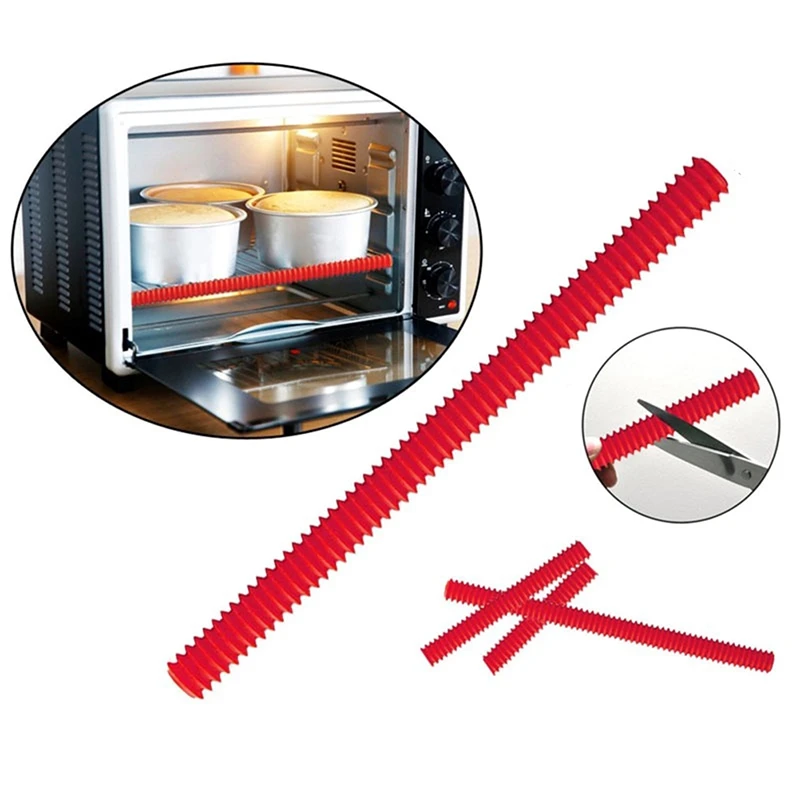 6Pcs Silicone Threaded Heat Resistant Oven Rack Edge Protector Guard Cover Oven Anti-Hot Bar Length 35.7cm/14In
6Pcs Silicone Threaded Heat Resistant Oven Rack Edge Protector Guard Cover Oven Anti-Hot Bar Length 35.7cm/14In