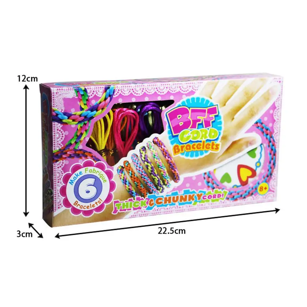 Children Create DIY Toys Puzzle Creative Ribbon Weaving Hand Rope Jewelry Production welcoming
Children Create DIY Toys Puzzle Creative Ribbon Weaving Hand Rope Jewelry Production welcoming